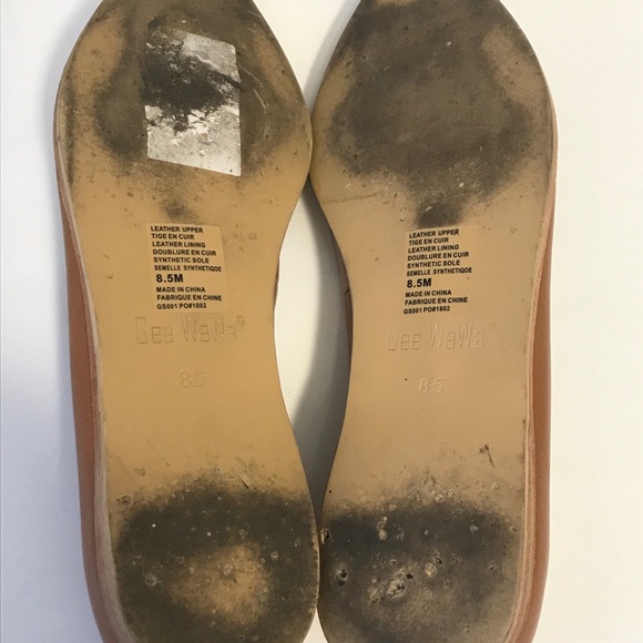 Gee Wa Wa brown flat shoes 8.5 - Picture 7 of 8